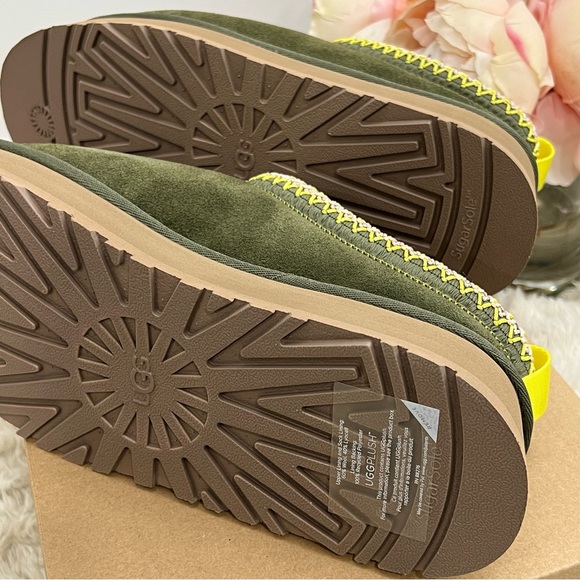 UGG TAZZ Platform Slippers RARE NEW IN BOX Burnt Olive - Picture 8 of 14